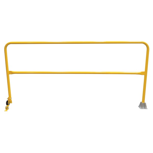 DOCK SAFETY SWING GATE 8 FT RAIL